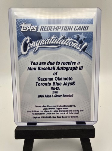 Topps 2026 allen - topps, &